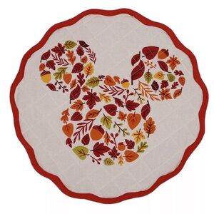 Disney Mickey Head Quilted Placemat Fall Design